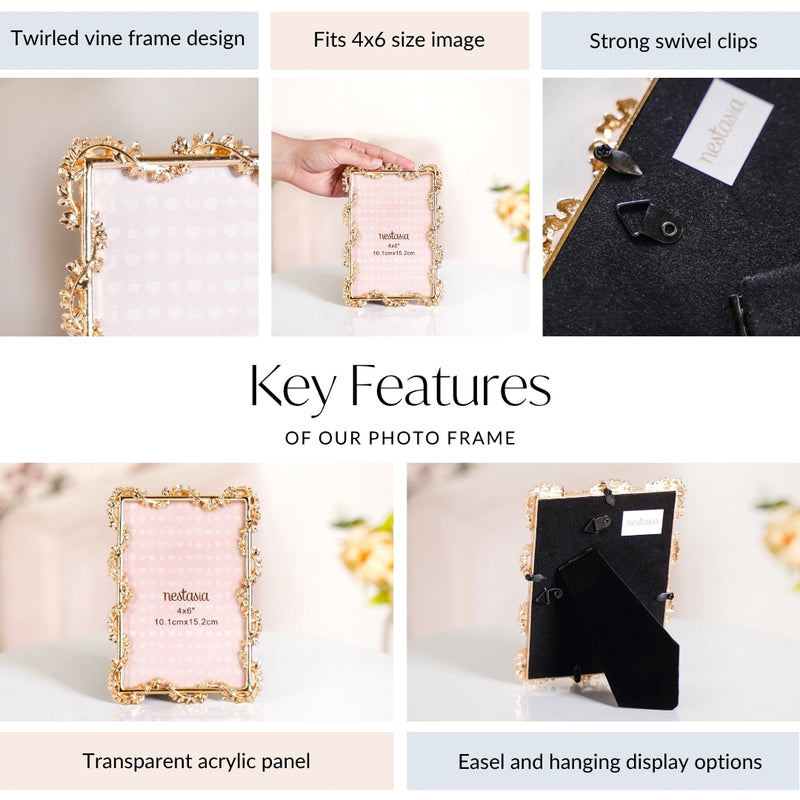 Garden Vine Picture Frame Small 4x6"