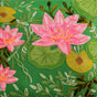 Gardenia Embroidered Cotton Cushion Cover 40x40cm