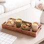 Wooden Snack Serving Tray 41x16cm