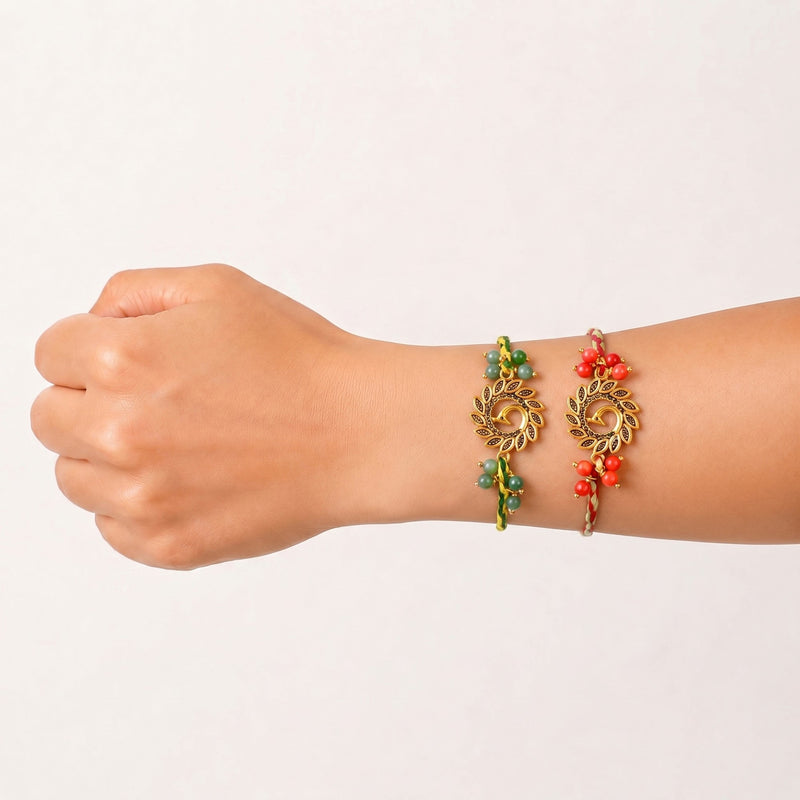 Mor Duo Rakhi Set
