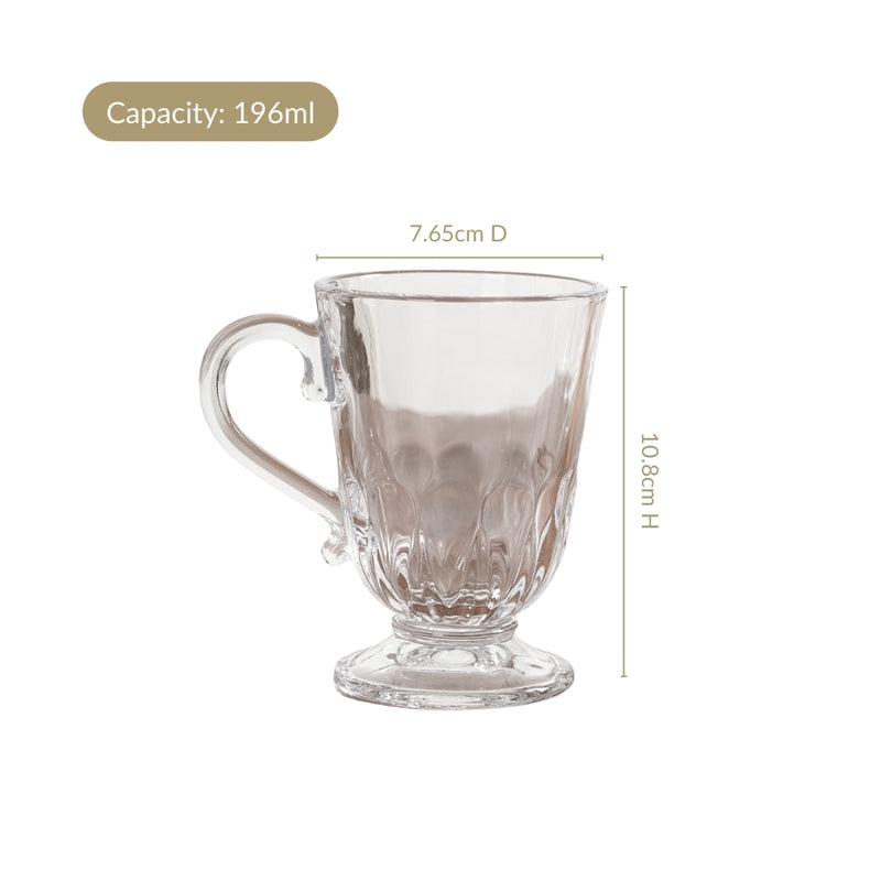 Gibraltar Irish Coffee Glass Set Of 6 196ml