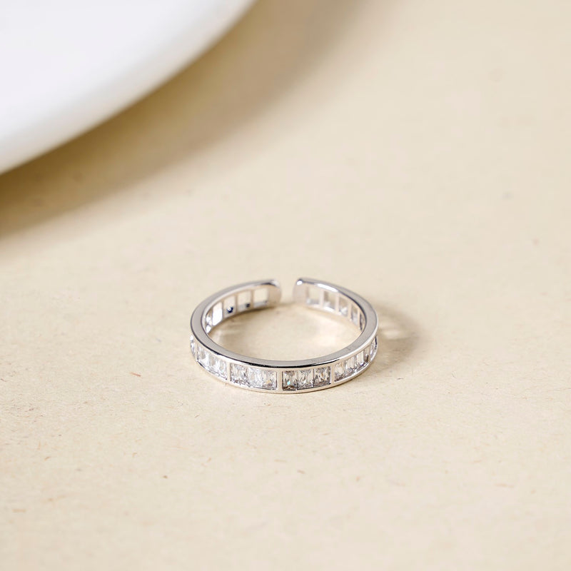 Gilded Glow Silver Luxe Ring