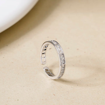 Gilded Glow Silver Luxe Ring