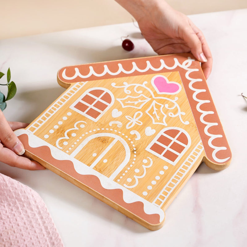 Ginger Bread House Serving Tray