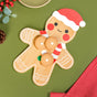 Gingerbread Man Serving Platter 30x22cm