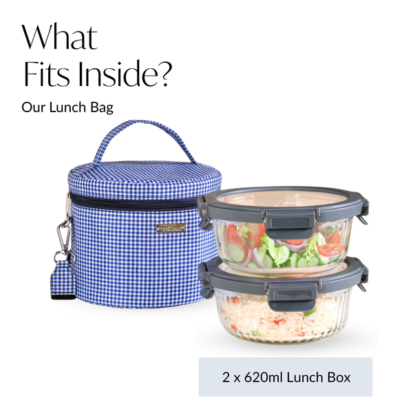 Gingham Daily Insulated Lunch Bag