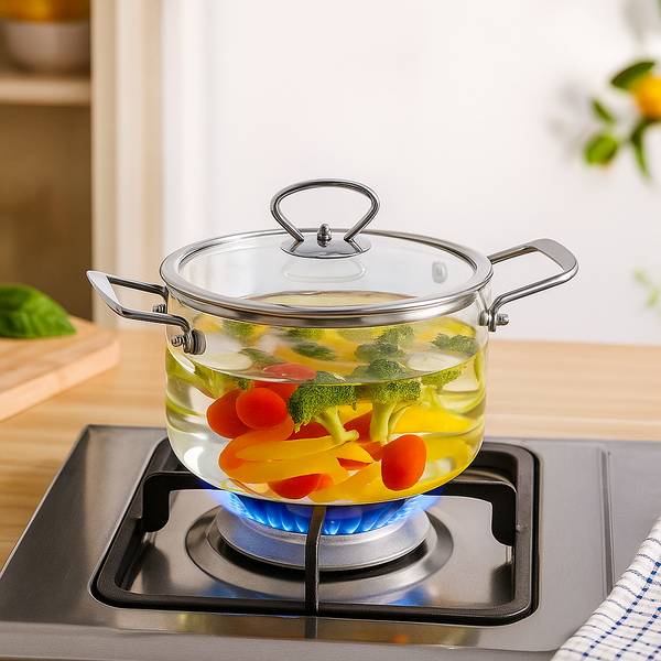 Glass Cooking Pot Medium 3500ml