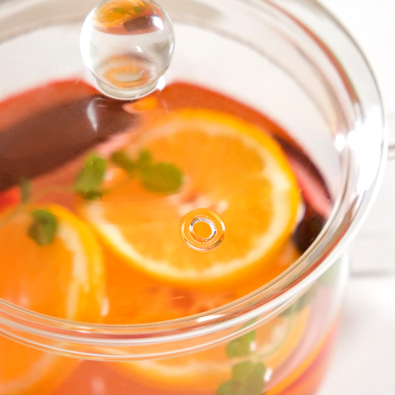 Glass Cooking Pot With Handle 1700ml