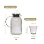 Glass Jug And Cup Set Of 7