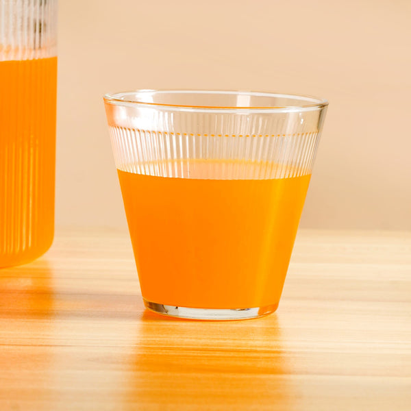 Glass Jug And Tumbler Set Of 7