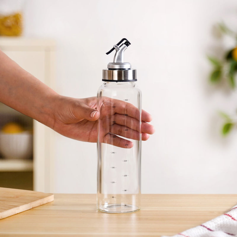 Glass Oil Bottle Set Of 2 500ml