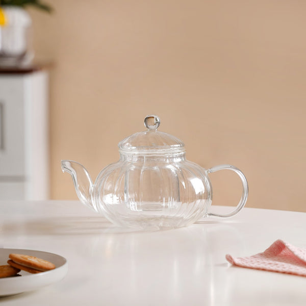 Classic Glass Tea Pot With Infuser 600ml