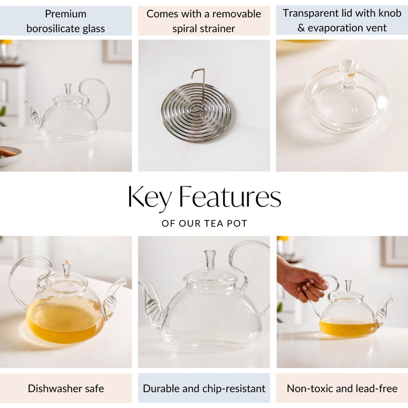 Glass Tea Kettle 800ml