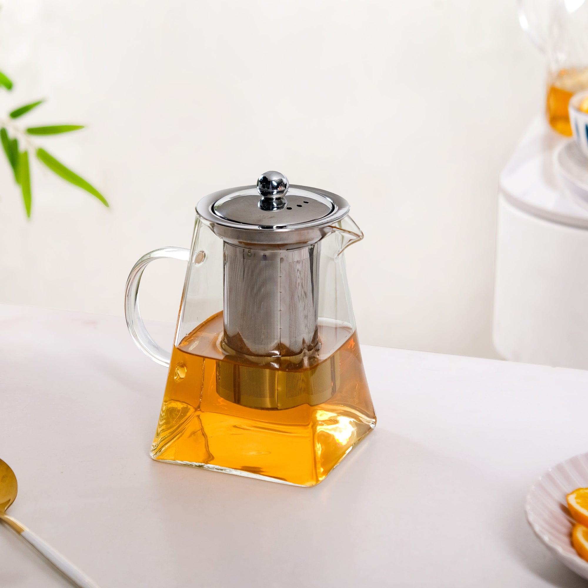 Eden Heat Resistant Borosilicate Glass Teapot | Tea, Coffee & Mugs