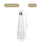 Glass Bottle With Stainless Steel Lid Set Of 2 750ml