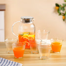 Glass Jug And Tumbler Set Of 7