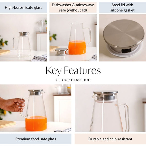 Glass Jug 1500ml