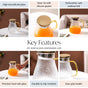 Glass Lemonade Jug 1300ml