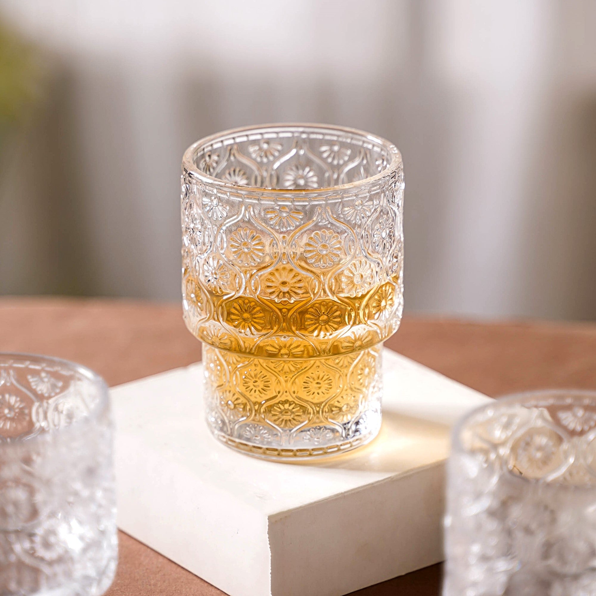 Cut glass deals tumblers