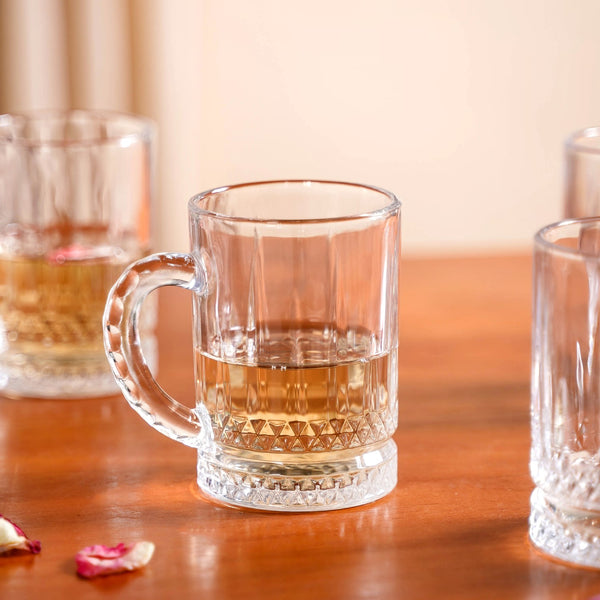 Glass Mug Set Of 6 220ml