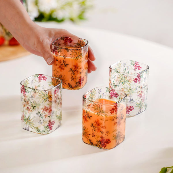 Springtime Borosilicate Cocktail Glassware Set Of 4 230ml