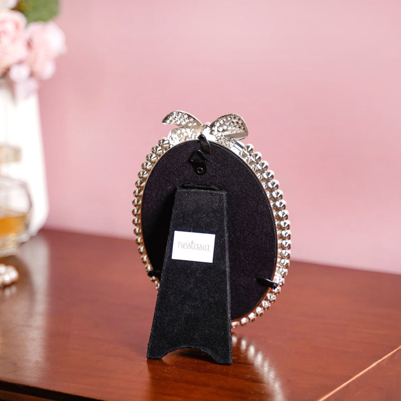 Glittery Bow Mirror Small 4x6