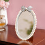 Glittery Bow Mirror Large 5x7"