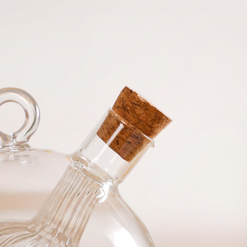 Globe Shaped 2 in 1 Glass Dispenser Bottle