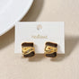 Gold Embossed Studs Brown