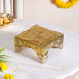 Gold Puja Chowki