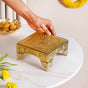 Gold Puja Chowki
