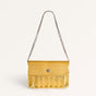 Gold Sheen Chain Strap Shoulder Bag