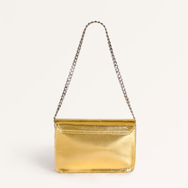 Gold Sheen Shoulder Bag