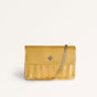 Gold Sheen Chain Strap Shoulder Bag