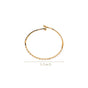 Gold Shimmer Folding Clasp Bracelet