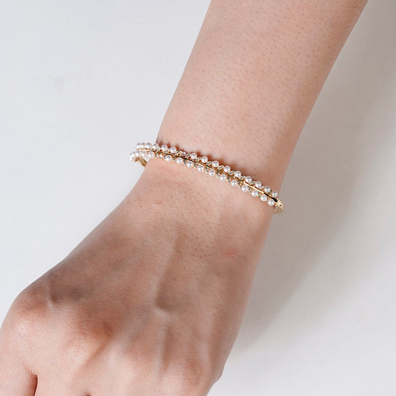 Gold Shimmer Folding Clasp Bracelet
