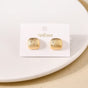 Gold Square Fold Studs