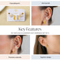 Gold Glamour Chic Earrings Set Of 3