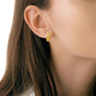 Gold Glamour Chic Earrings Set Of 3