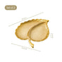 Gold Leaf Platter Set Of 2