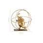 Gold Elephant Globe Accent