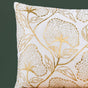 Golden Blooms Cotton Cushion Cover 50x36cm