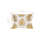 Golden Grace Cotton Cushion Cover 50x36cm