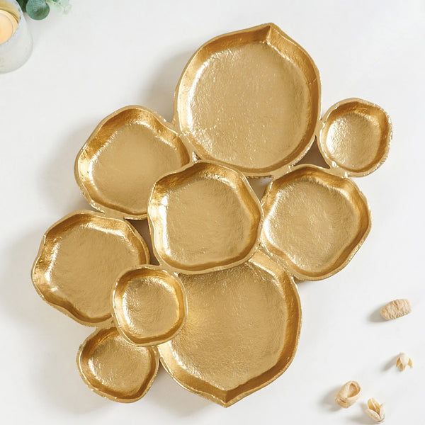 Golden Cluster Tray Large