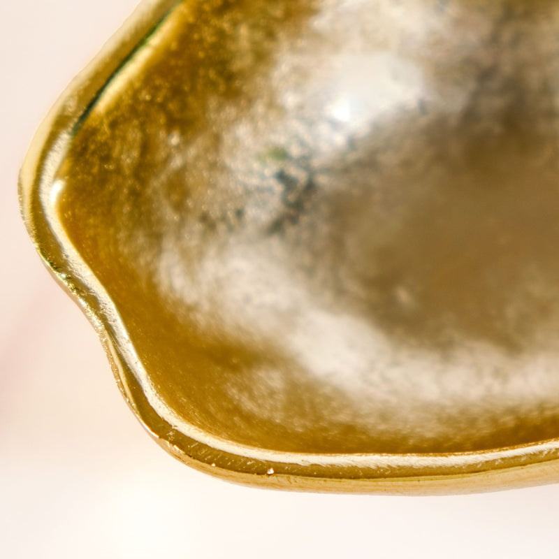 Golden Apple Trinket Bowl Set Of 2