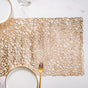 Laser Cut Style Table Runner Gold