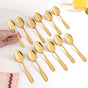 Gold PVD Coated Spoon Set Of 12