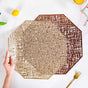 Golden Table Mat Set