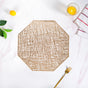 Golden Table Mat Set