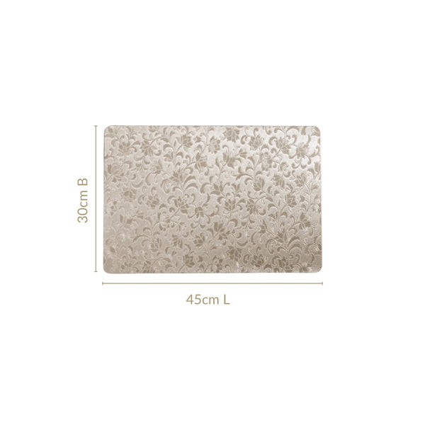 Golden Flower Placemat Set Of 6